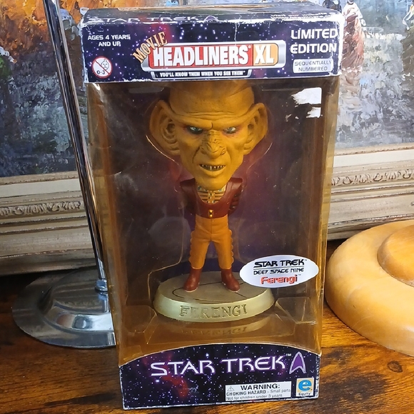 VINTAGE RARE FIND CERTIFIED HEADLINERS Star Trek Ferengi XL Figure 03318/ 20,000 - Picture 1 of 8